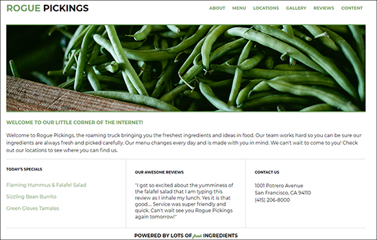 Rogue Pickings website